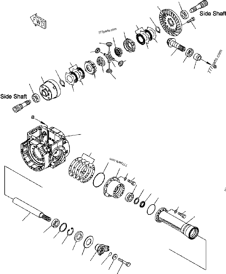 418-22-27310 Pinion - 4182227310 - Komatsu spare part