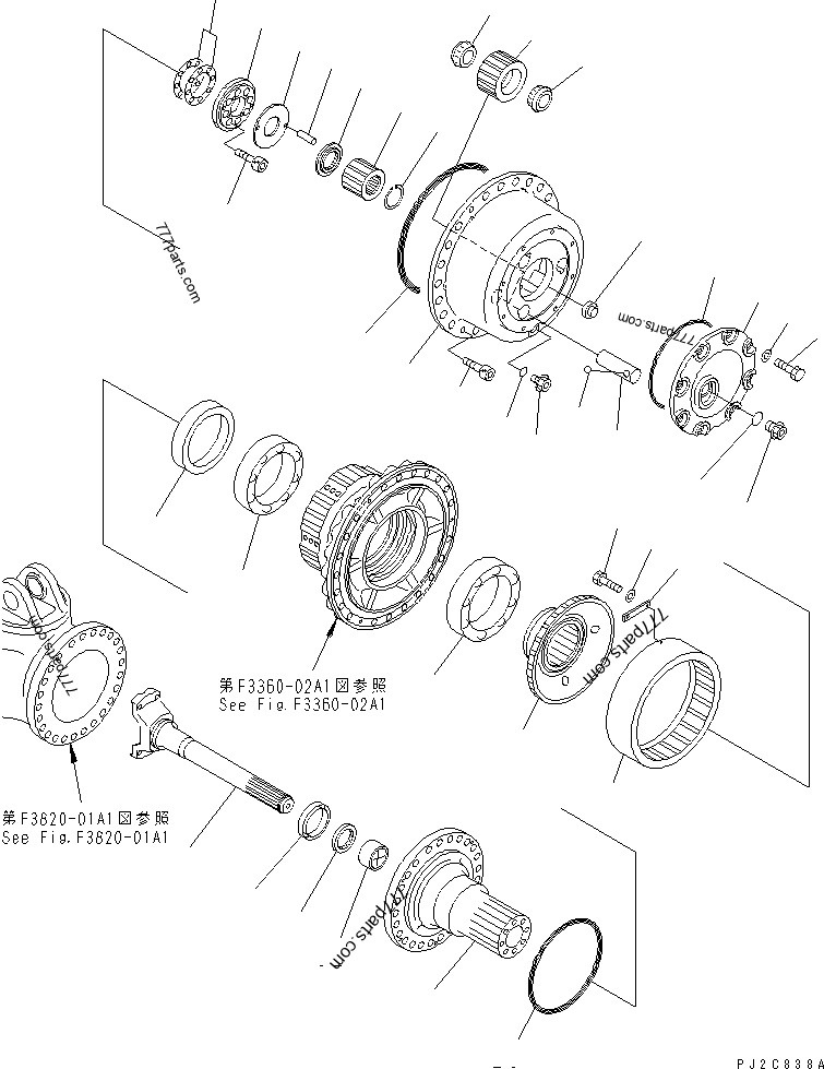 421-22-12790 Bearing - 4212212790 - Komatsu spare part