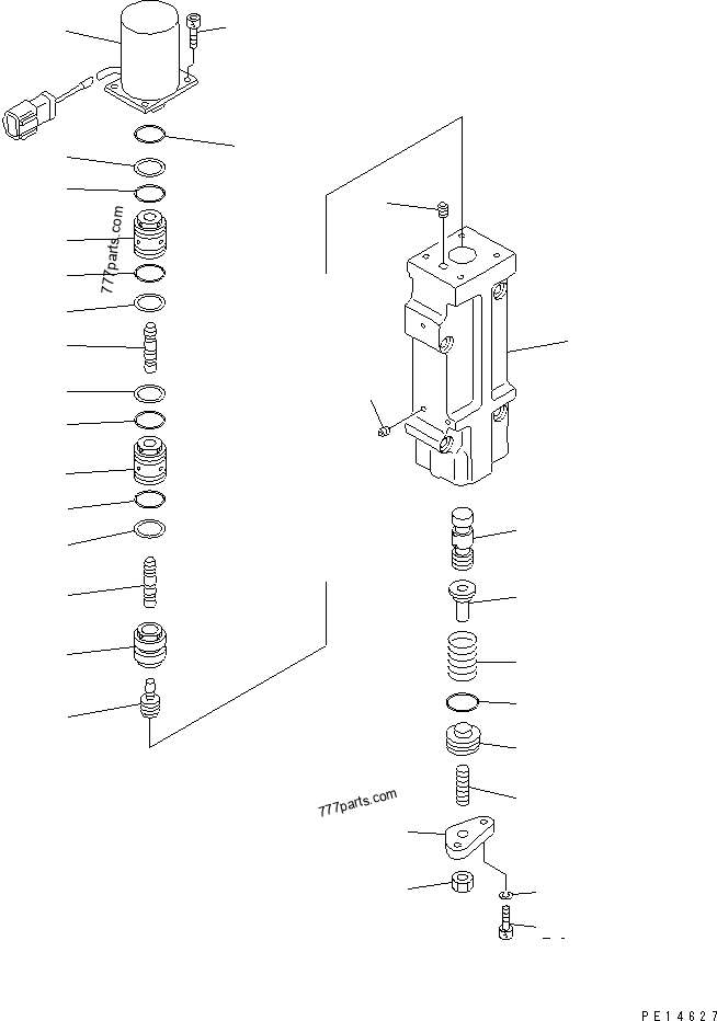 708-23-18161) Spool - 7082318161 - Komatsu spare part | 777parts.com