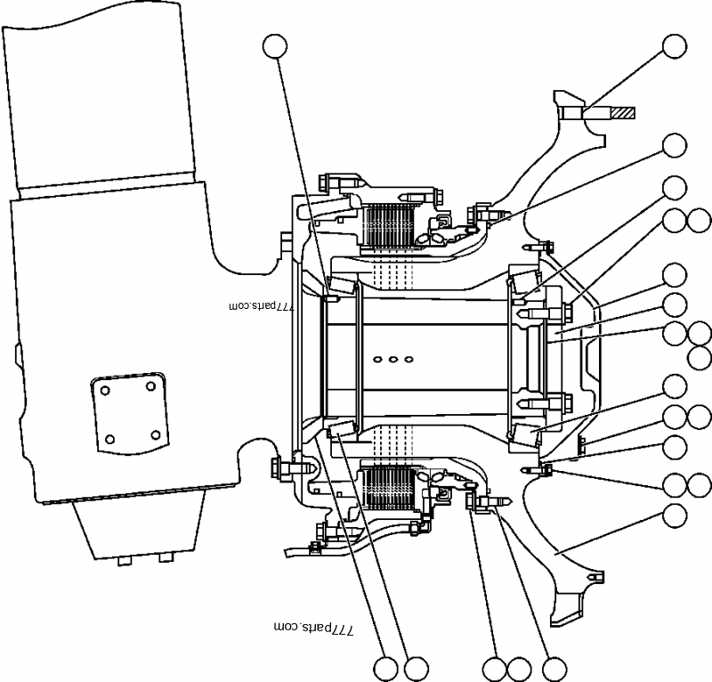 01580-12016 NUT - M20 - 0158012016 - Komatsu spare part