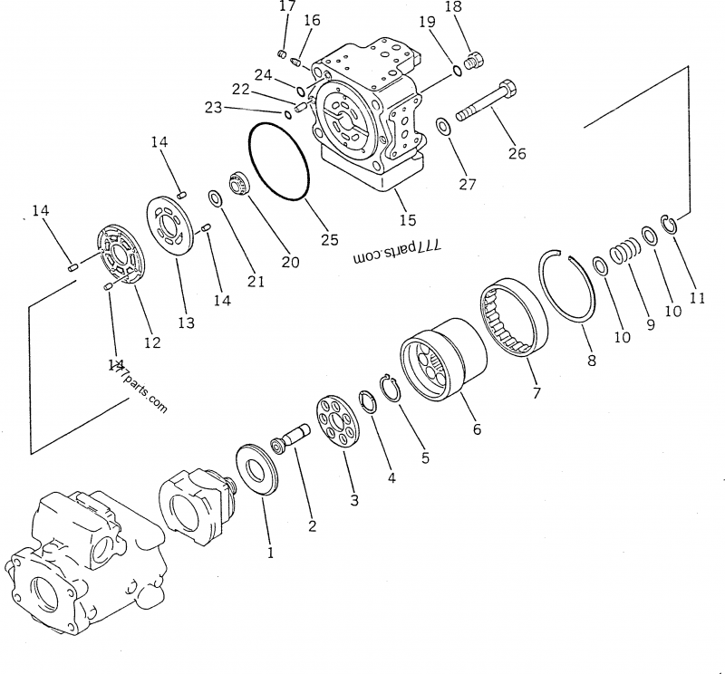 (*04065-04218) Ring, Snap - 0406504218 - Komatsu Spare Part 