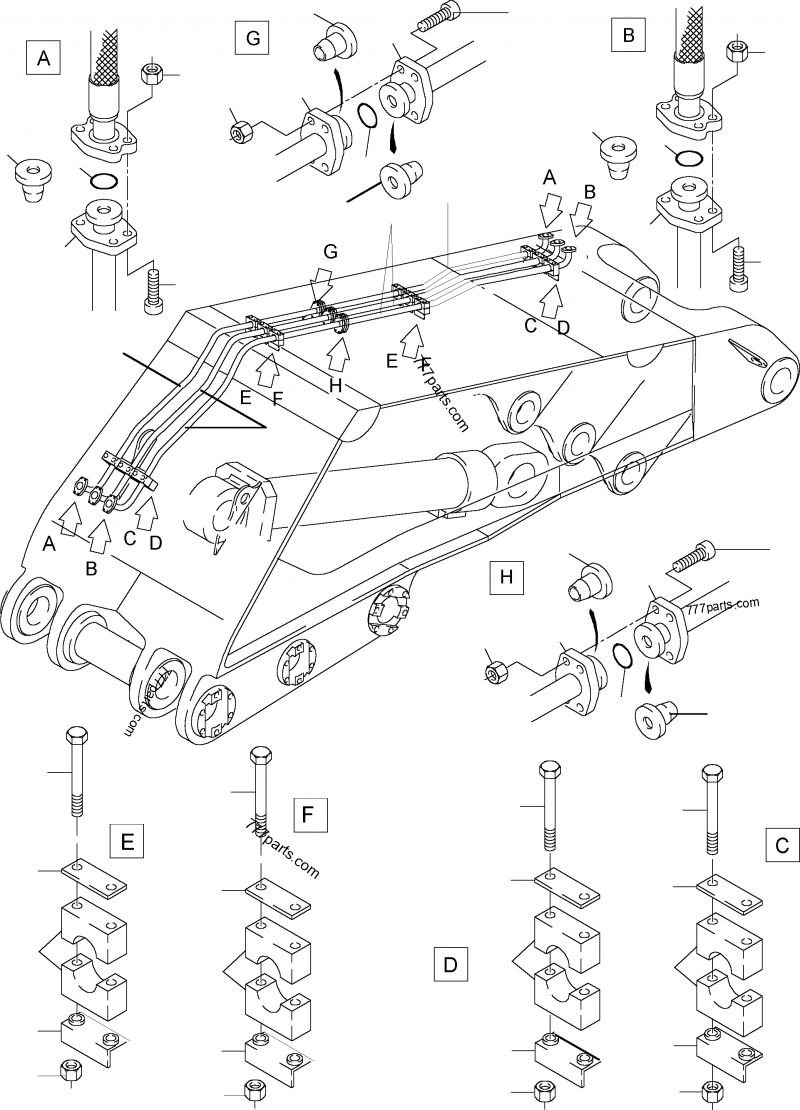 荷葉圖 Kawasaki Motorcycle 1997 OEM Parts Diagram for Fuel