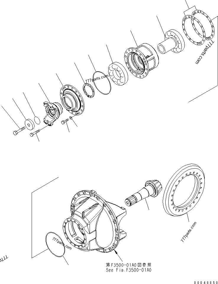 569-22-71202 PINION AND GEAR A - 5692271202 - Komatsu spare part