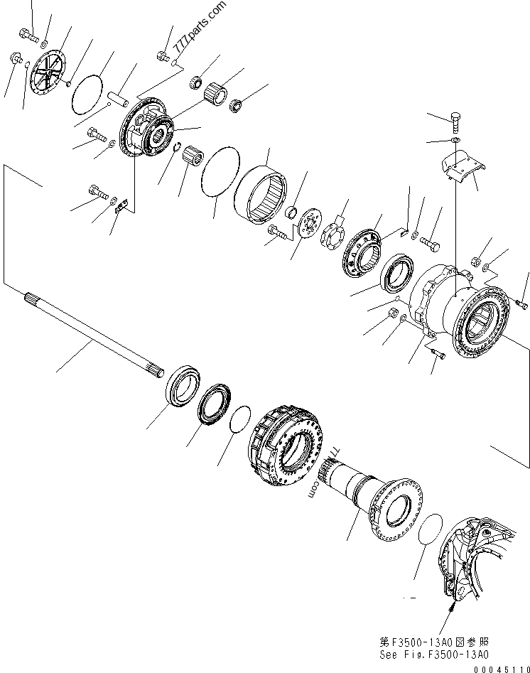569-22-72310 Hub - 5692272310 - Komatsu spare part