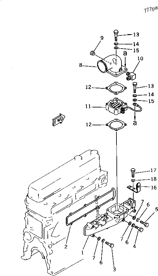 600-815-2341 HEATER,RIBBON - 6008152341 - Komatsu spare part