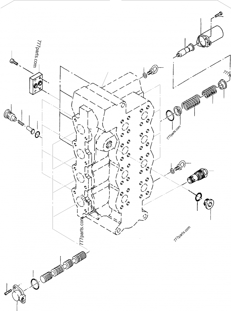 655 167 40 Control block - 65516740 - Komatsu spare part