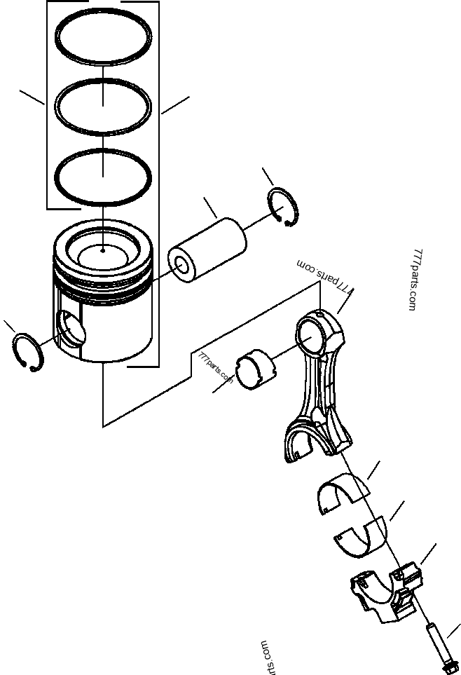 6732-31-3132-bushing-6732313132-komatsu-spare-part-777parts