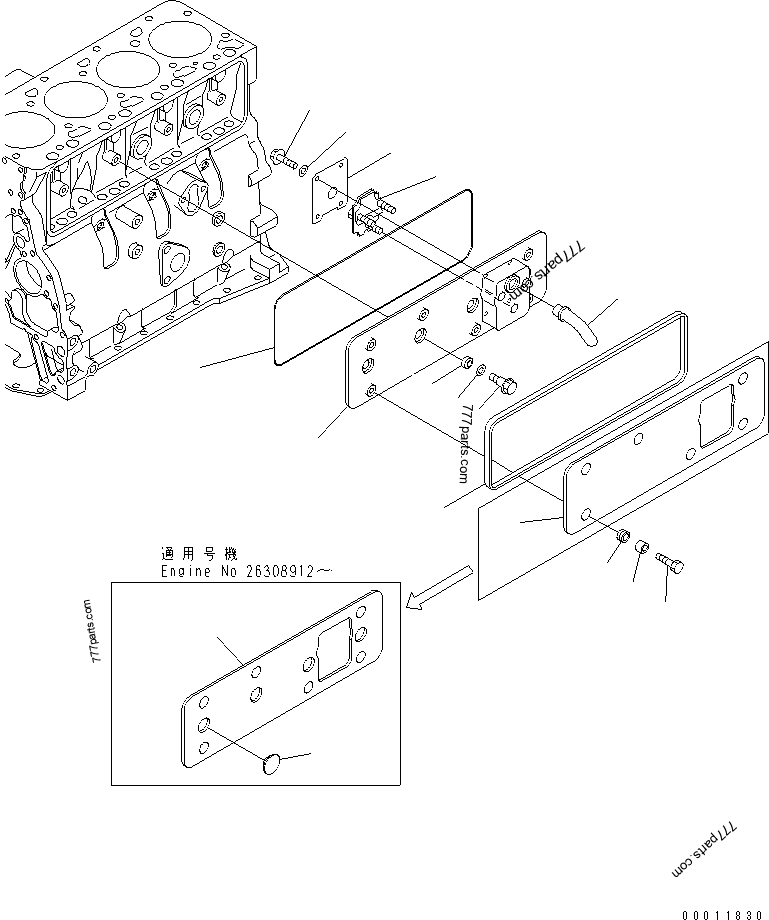 de＿ce＿chan Engine Parts INJECTION PUMP 6738-71-1210 for Engine PC220-7