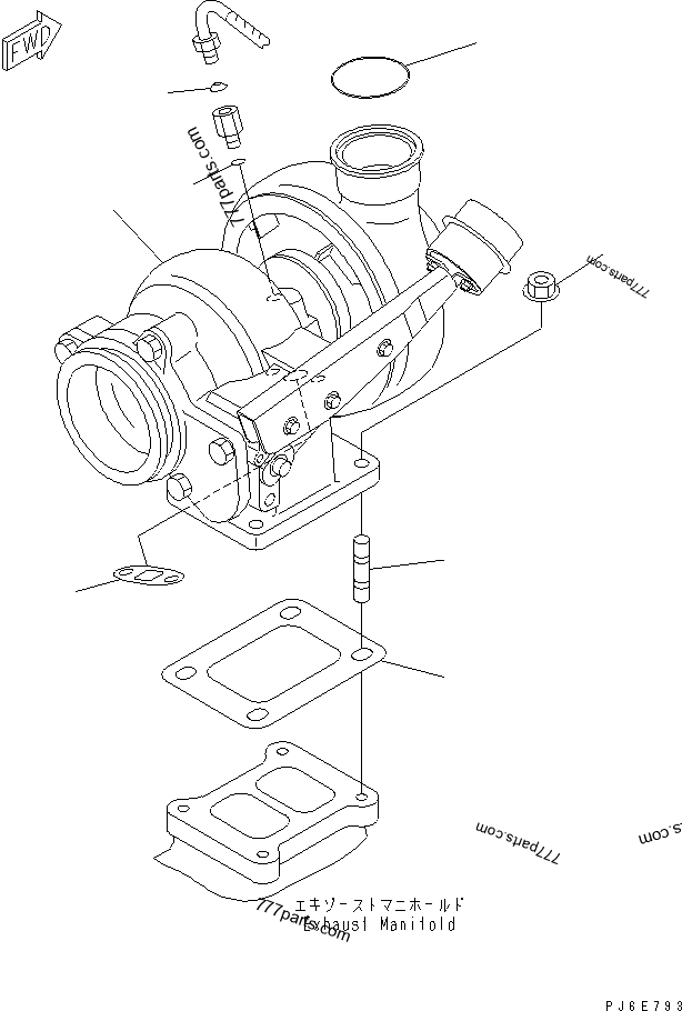 6741-81-8830 GASKET (K1) - 6741818830 - Komatsu spare part