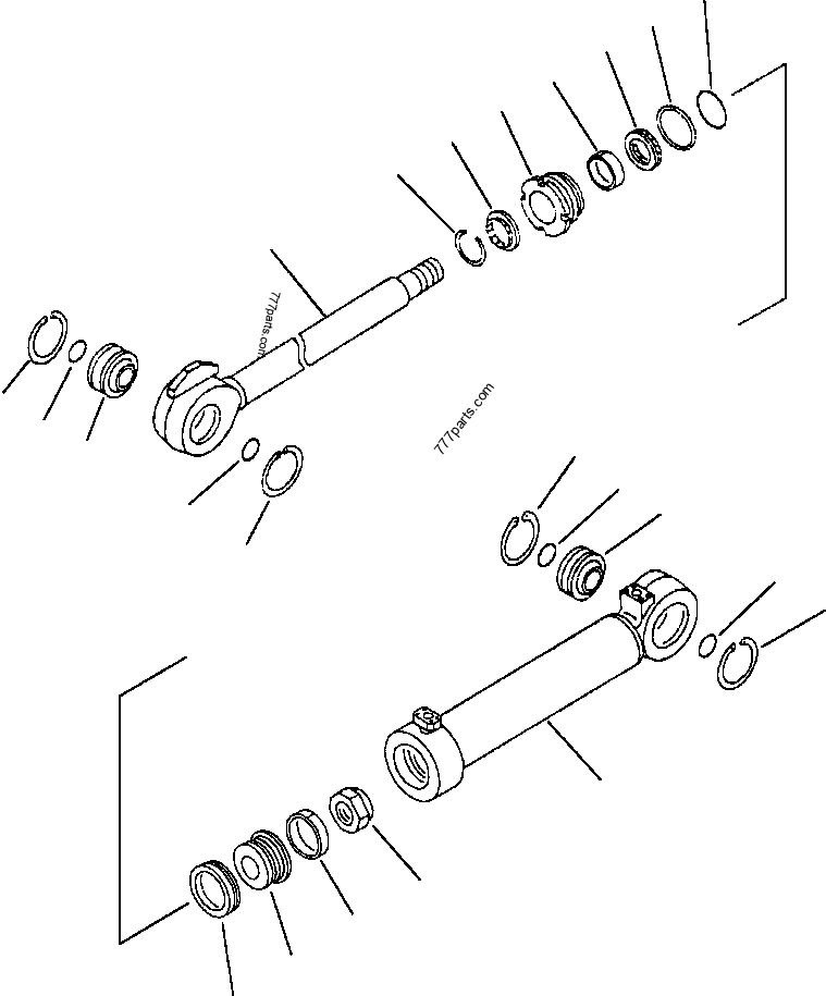 コマツ　専用 707-56-70540 SEAL,DUST (KIT) - 7075670540 - Komatsu spare part