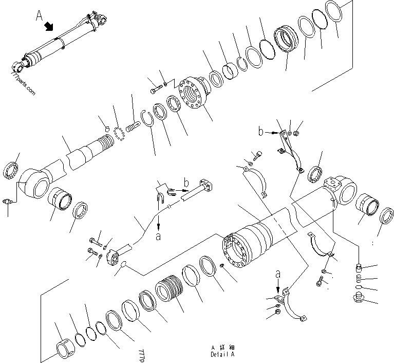 707-71-80270 PLUNGER - 7077180270 - Komatsu spare part | 777parts.com 