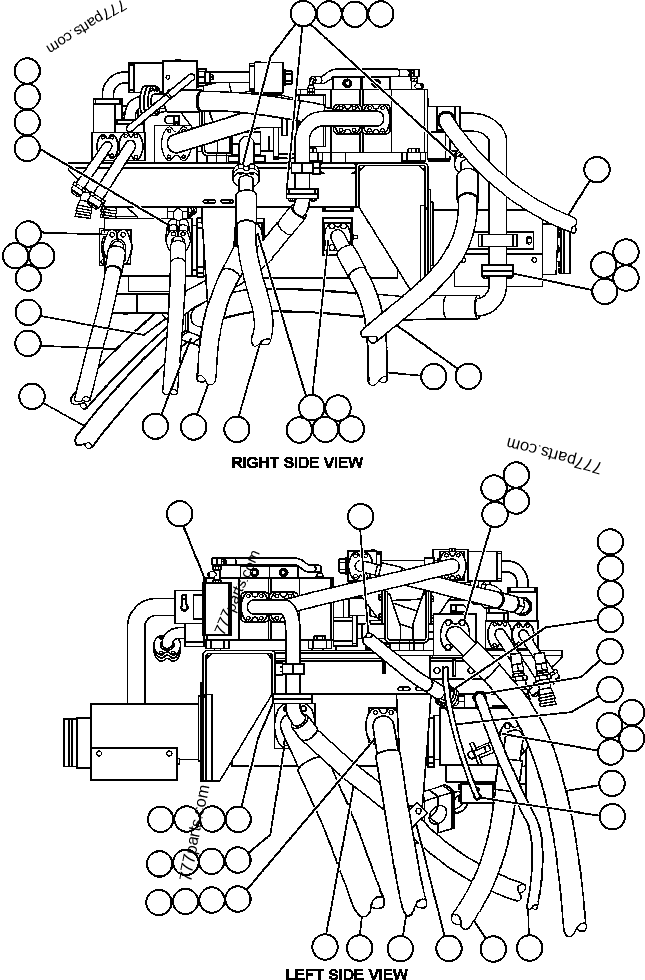 EH1245 PUMP/VALVE MODULE (SEE FIG 60285) - Komatsu spare part