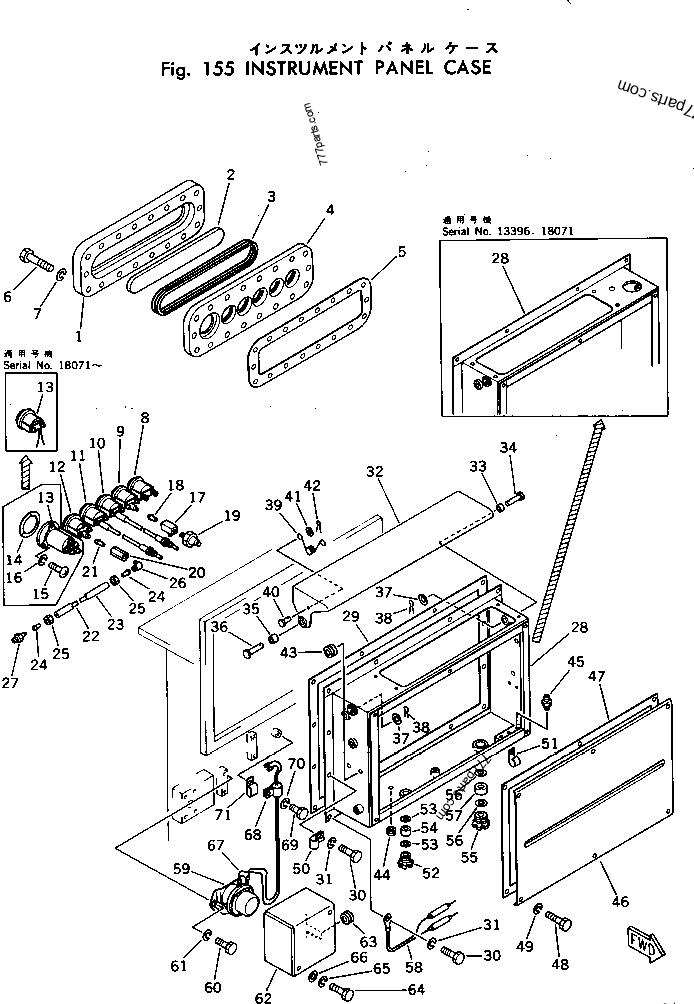08687-22401 METER,SERVICE - 0868722401 - Komatsu spare part