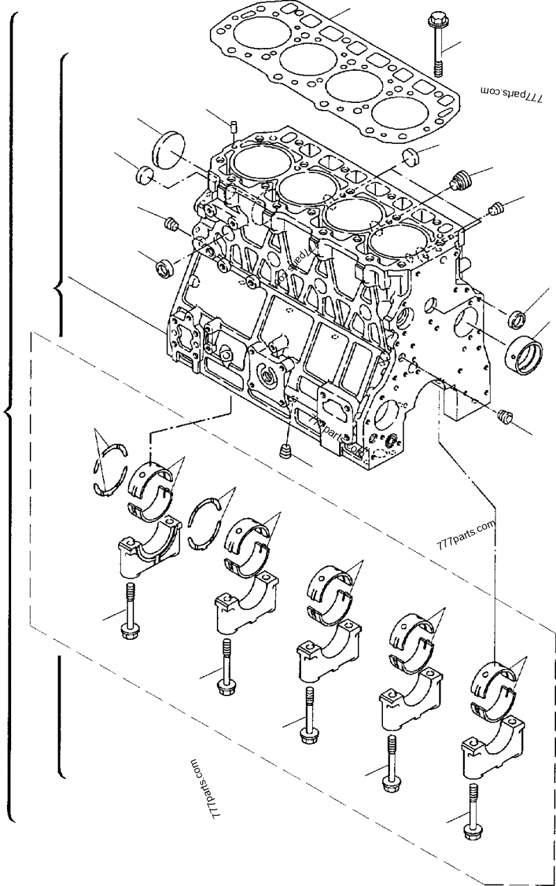 kuma　3点まとめ YM123900-01330 Gasket - ym12390001330 - Komatsu spare part