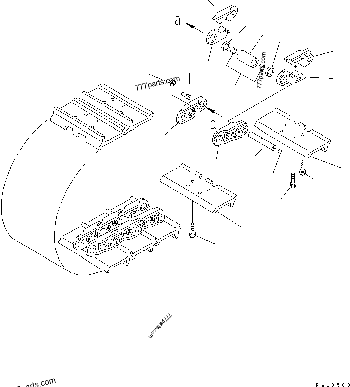 こまページ 130-32-21252 BOLT? MASTER,MASTER LINK - 1303221252 - Komatsu spare