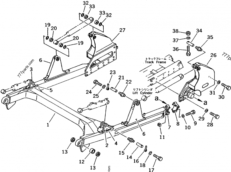130-70-13241 NUT (KIT) - 1307013241 - Komatsu spare part