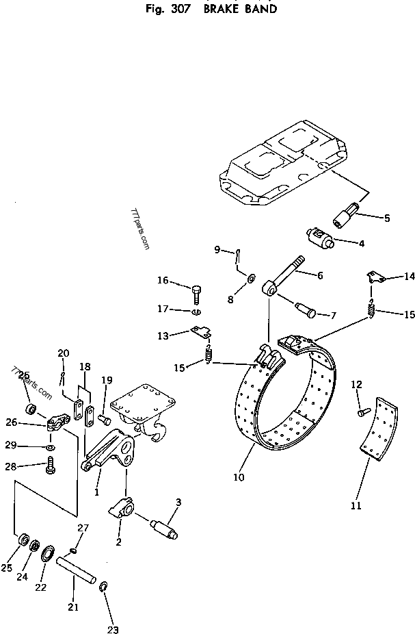 135-33-11331 LINING (KIT) - 1353311331 - Komatsu spare part