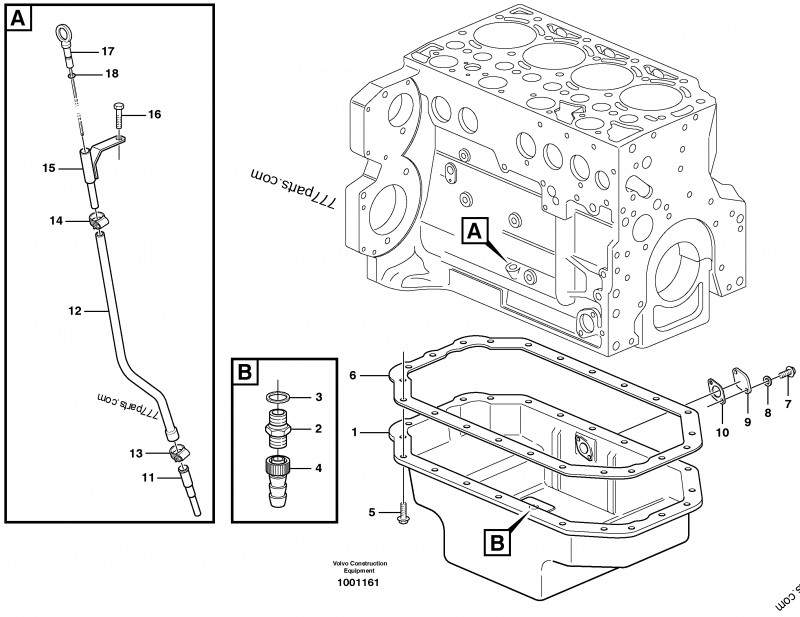 とこ VOE 20459164 Guide Tube - 20459164 - Volvo spare part