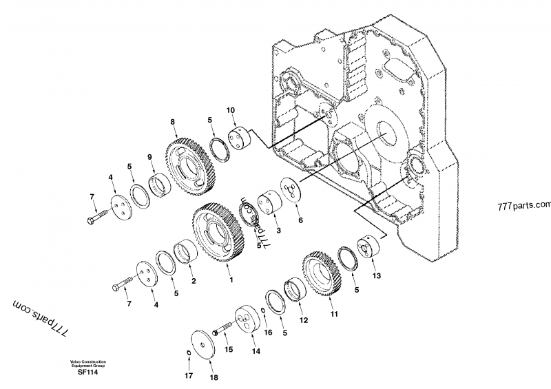 SA 3026188 Bushing - 3026188 - Volvo spare part | 777parts.com SA 3026188 Bushing - 3026188 - Volvo spare part | 777parts.com