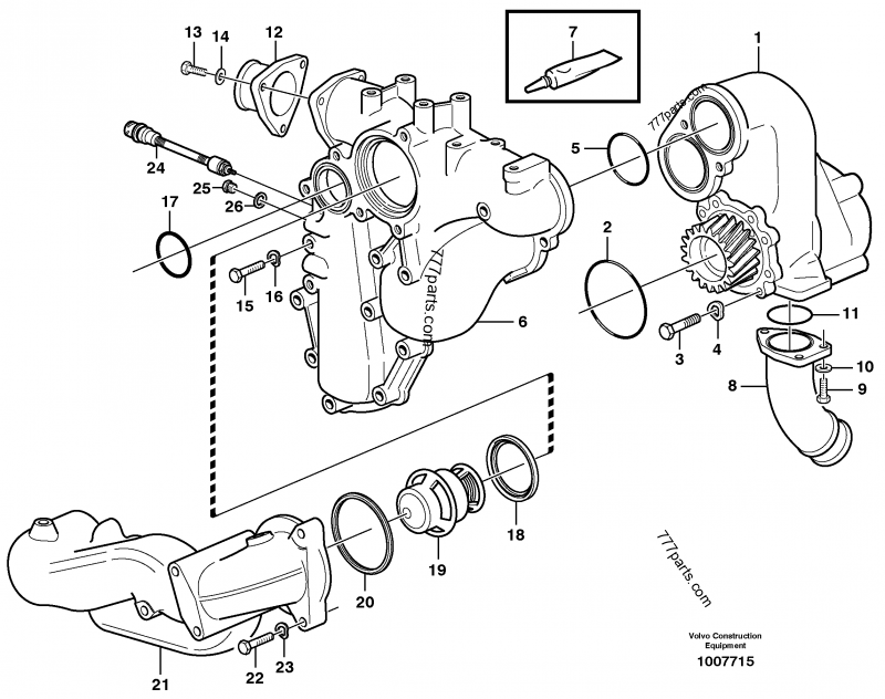 VOE 3987029 Temp Sensor - 3987029 - Volvo spare part