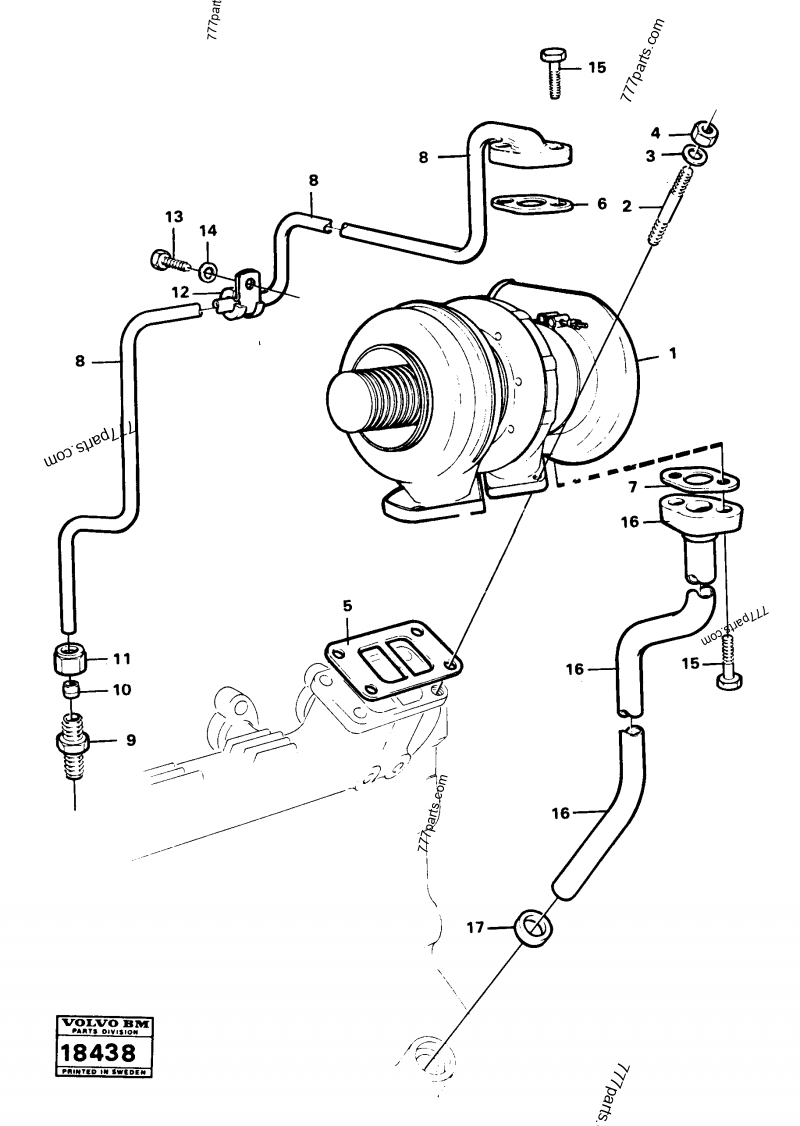 VOE 420642 Gasket - 420642 - Volvo spare part | 777parts.com