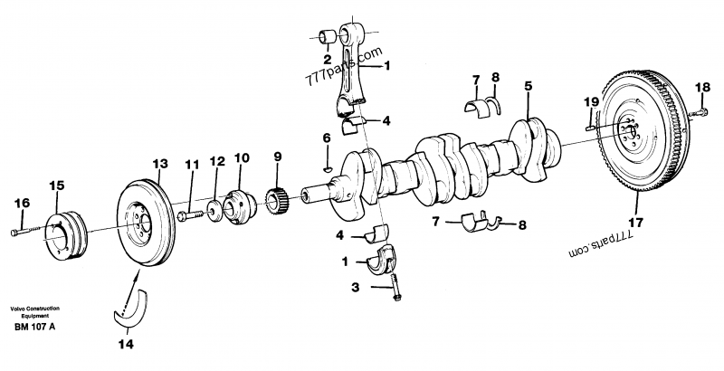VOE 465779 Hub - 465779 - Volvo spare part | 777parts.com