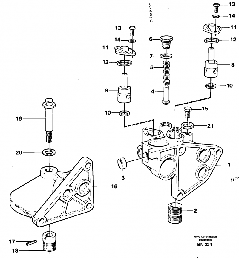 VOE 466653 Compression Spring - 466653 - Volvo spare part | 777parts.com