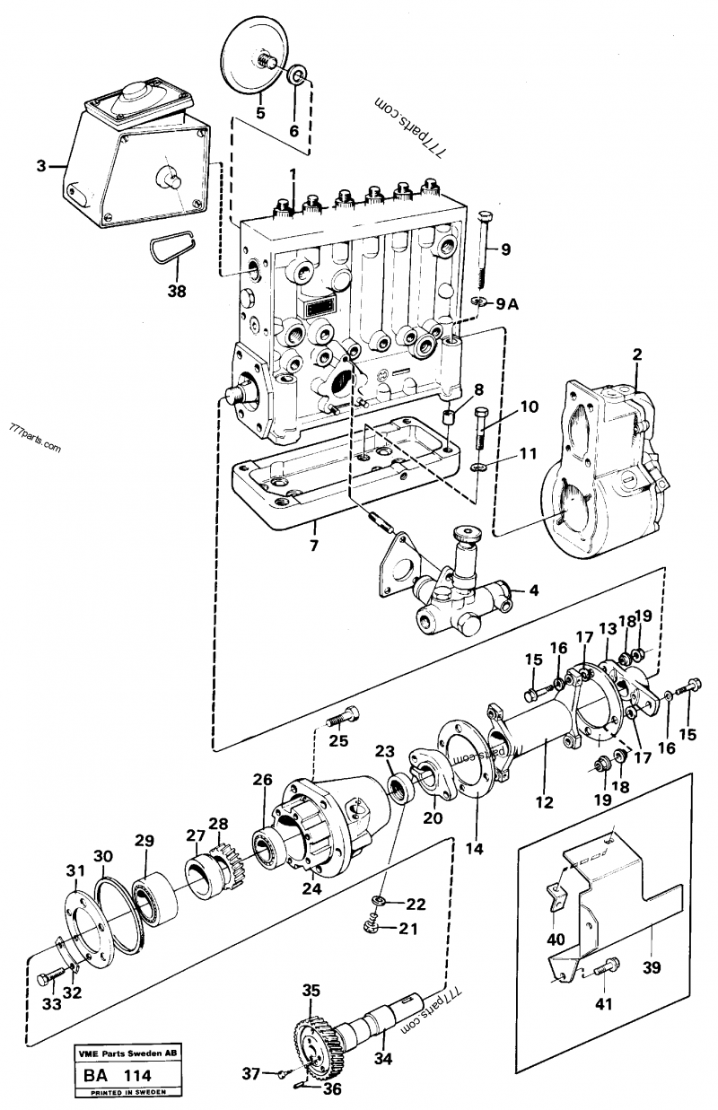 VOE 469364 Drive Gear - 469364 - Volvo spare part | 777parts.com