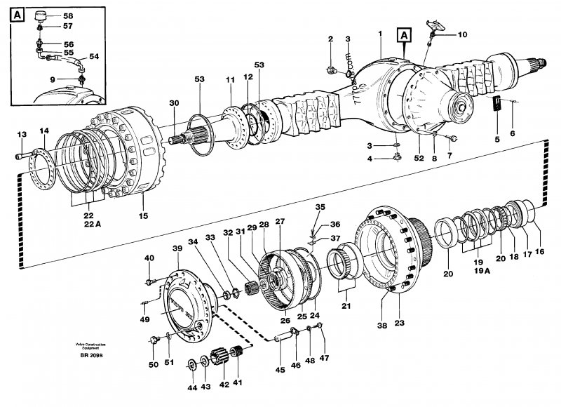 VOE 4717385 Planet Shaft - 4717385 - Volvo spare part