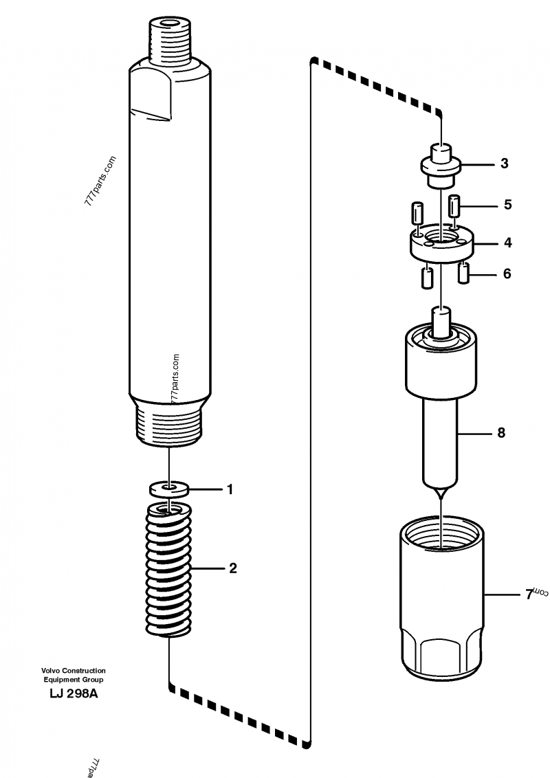 VOE 477816 Injector - 477816 - Volvo spare part | 777parts.com