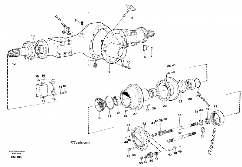 VOE 4870472 Drive Shaft - 4870472 - Volvo spare part
