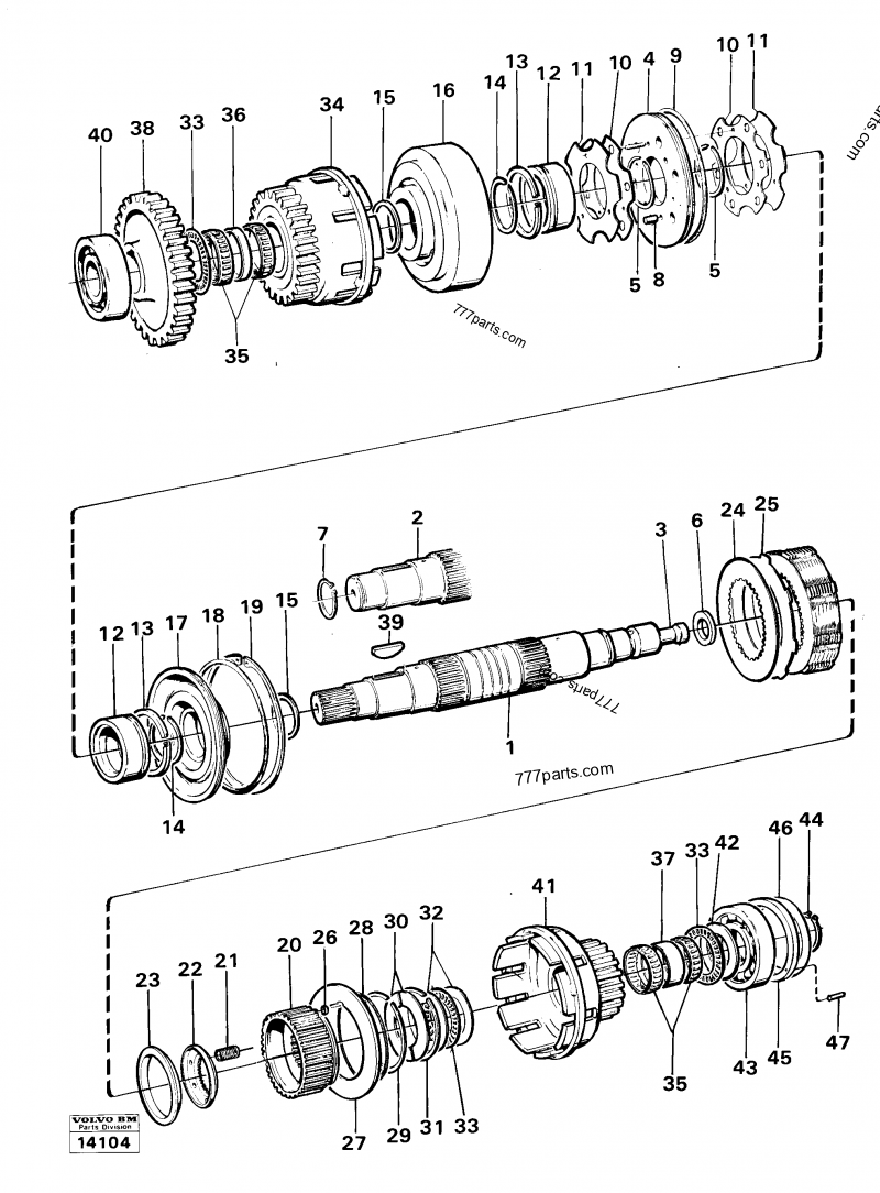 VOE 4873042 Friction Disc - 4873042 - Volvo spare part