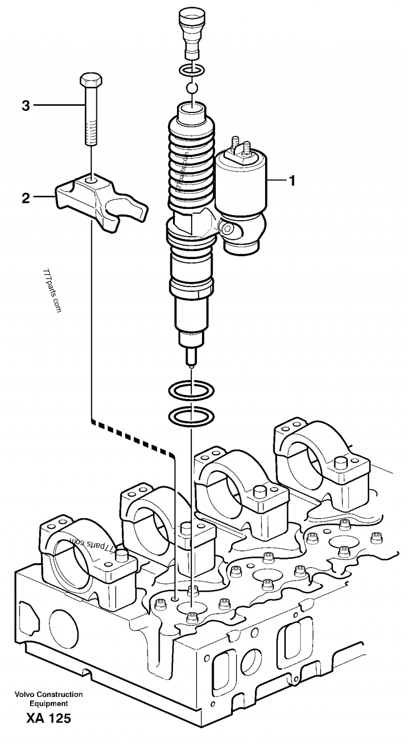 VOE 8131597 Flange screw - 8131597 - Volvo spare part | 777parts.com