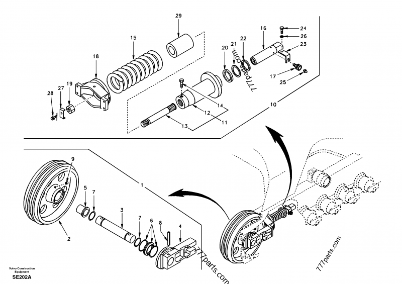 SA 8148-16050 Sealing Kit - 814816050 - Volvo spare part