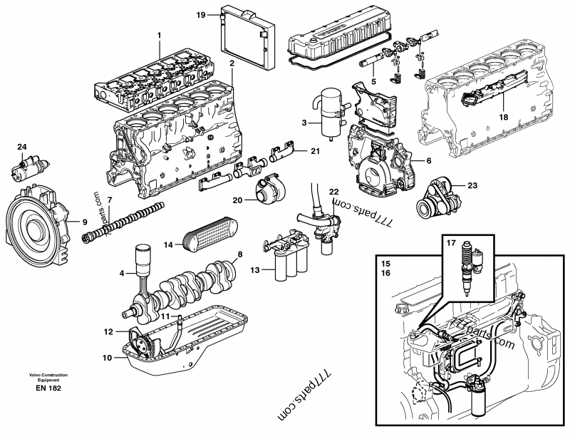 VOE 8188170 Engine - 8188170 - Volvo spare part | 777parts.com