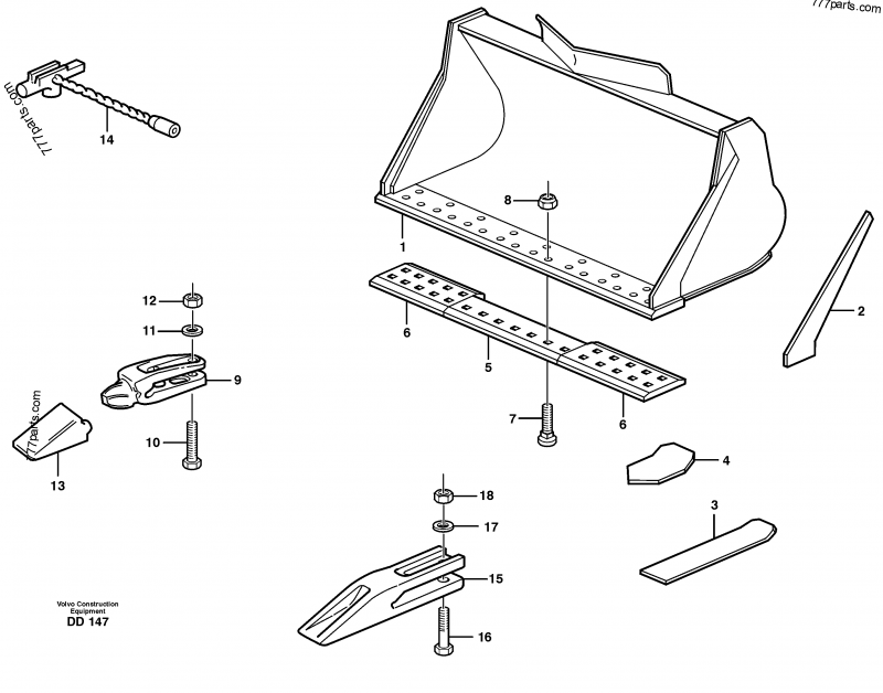 VOE 11012887 Bolt On Edge - 11012887 - Volvo spare part | 777parts.com