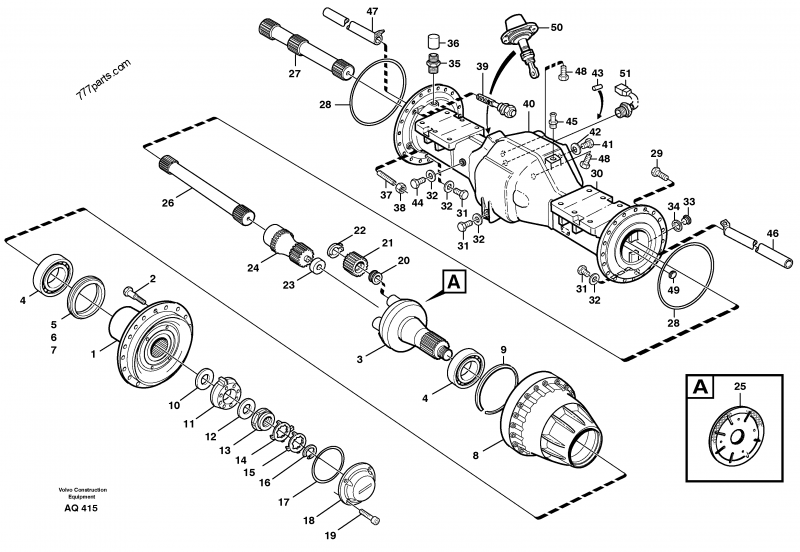 VOE 11035001 Bearing - 11035001 - Volvo spare part | 777parts.com