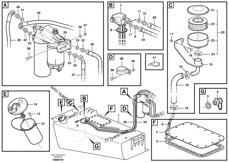 Voe 11054692 Valve - 11054692 - Volvo Spare Part 