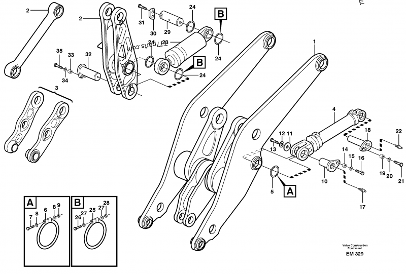 VOE 11093668 Pin - 11093668 - Volvo spare part | 777parts.com