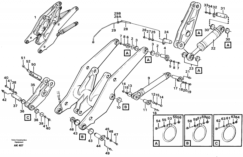【美品】Diagram 36 　ロンパース VOE 11093668 Pin - 11093668 - Volvo spare part | 777parts.com