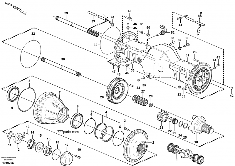 VOE 11102828 Drive Shaft - 11102828 - Volvo spare part