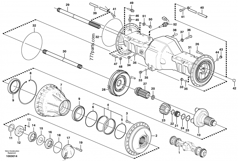 VOE 11102828 Drive Shaft - 11102828 - Volvo spare part