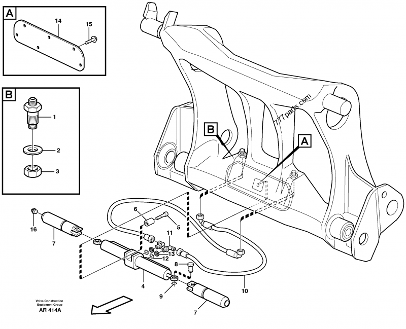 VOE 11157678 Spacer - 11157678 - Volvo spare part | 777parts.com