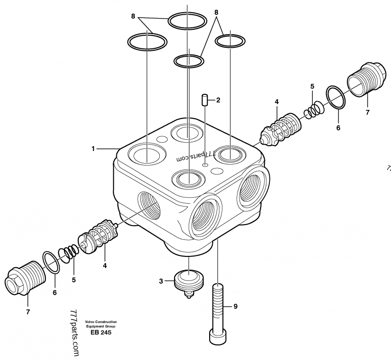 VOE 11701277 Valve block - 11701277 - Volvo spare part