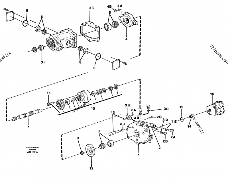 VOE 11704660 Sealing Kit - 11704660 - Volvo spare part