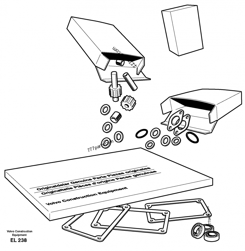 VOE 11706833 O-ring - 11706833 - Volvo spare part | 777parts.com