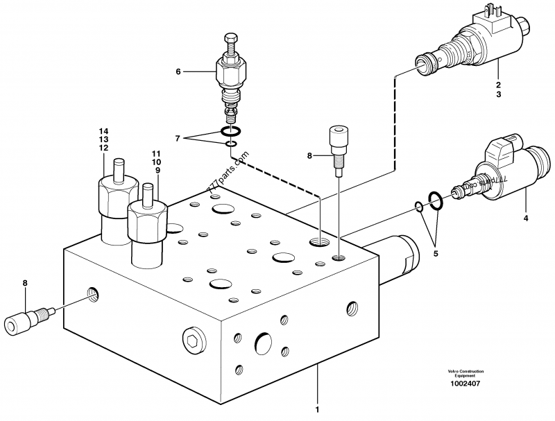 VOE 11709880 Sealing Kit - 11709880 - Volvo spare part