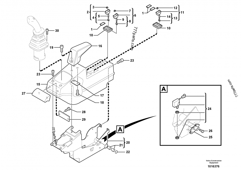 VOE 11800194 Bracket - 11800194 - Volvo spare part