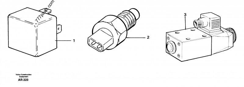VOE 11998519 Solenoid - 11998519 - Volvo spare part