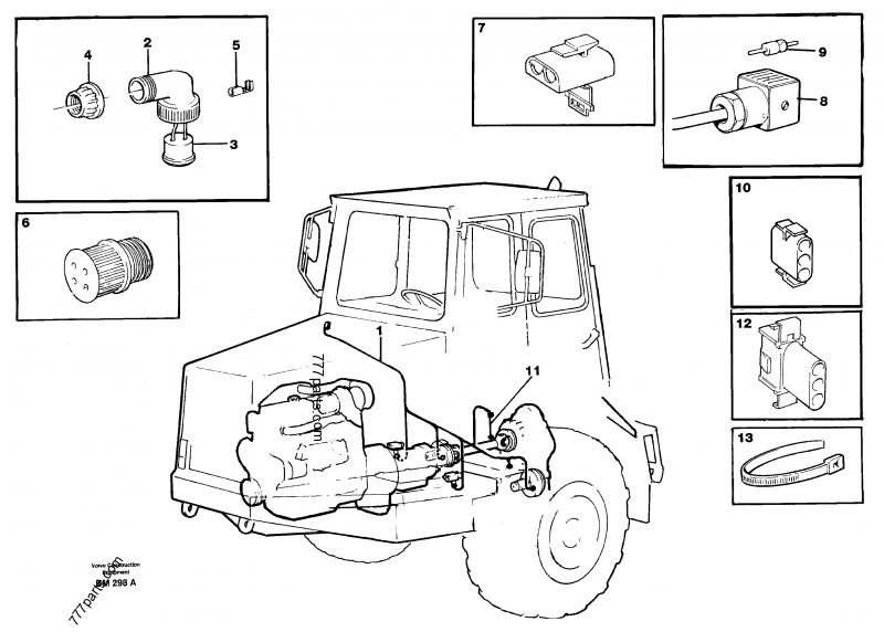 VOE 1307048 Insulator - 1307048 - Volvo spare part VOE 1307048 Insulator - 1307048 - Volvo spare part